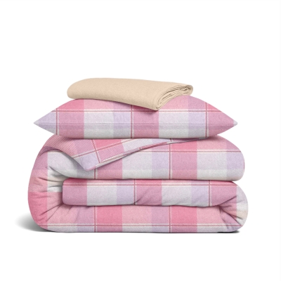 Дитяча постільна білизна фланель в ліжечко AMETHYST TARTAN