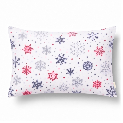 Наволочка фланель 70х70 SNOWFLAKES CS2