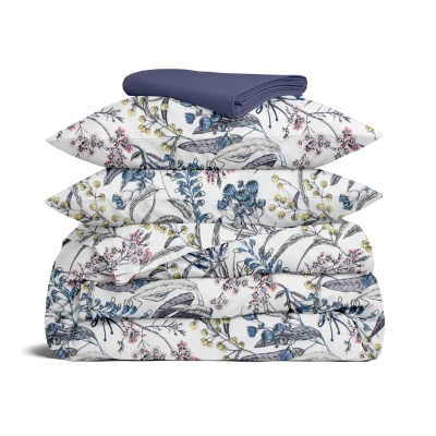 Євро постільна білизна FLOWERS YARD CS1