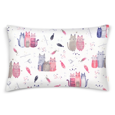 Наволочка на подушку 50х70 PINK CATS