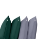 Набір наволочок на подушку 50х70 DARK GREEN & STEEL SET