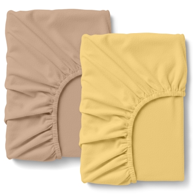 Набір простирадло на резинці в дитяче ліжечко 60х120 фланель HONEY DUO