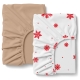 Набір простирадло на резинці 120х200х20 RED SNOW