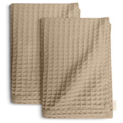 Вафельні рушники 75х95 см/75х130 Beige Greek Waffle 2шт