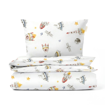 Дитяча постіль без простирадла SPACE ROCKET CS1