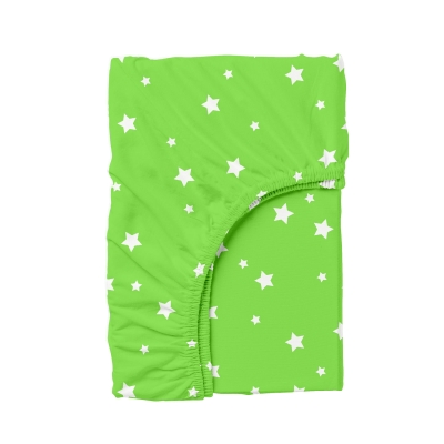 Простирадло на резинці 80х190х25 STARFALL LIME