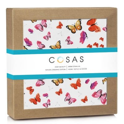 Дитячий непромокаючий наматрацник 70х140 BUTTERFLIES