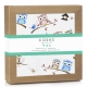 Непромокаючий наматрацник 70х120 BEIGE OWLS