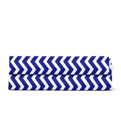 Дитяче простирадло 110х160 BLUE ZIGZAG CS2
