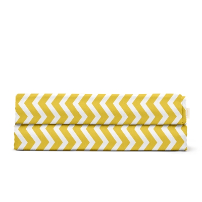 Простирадло полуторне 155х240 YELLOW ZIGZAG CS2