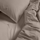 Простирадло на резинці з вареної бавовни 200х220х25 IVORY