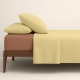 Полуторна постільна білизна з простирадлом на резинці SUMMER DOTS