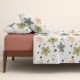 Євро постільна білизна з простирадлом на резинці MEADOW BLOOM CS2