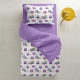 Дитяче простирадло 110х160 LAVENDER DOTS