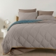 Покривало стьобане двостороннє на ліжко та диван 160x220 TAUPE STONE CS1