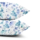 Двоспальна постільна білизна з простирадлом на резинці AQUARELLE FLOWERS CS2