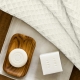 Набір рушників CUBE WHITE & CUBE LIGHT BLUE