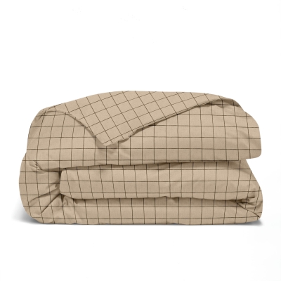 Підковдра двоспальна 175х210 BEIGE GEOMETRY
