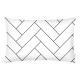 Наволочка на подушку 70х70 WHITE GEOMETRY