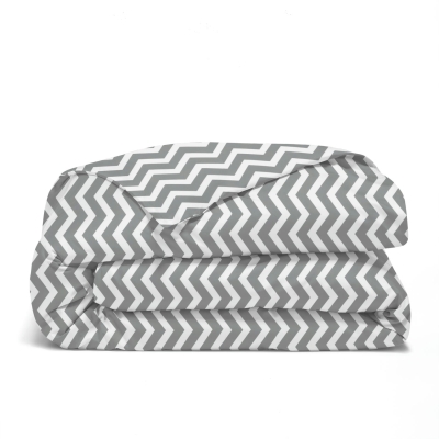 Підодіяльник полуторний 160х220 GREY ZIGZAG