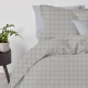 Полуторна постільна білизна GREY GEOMETRY
