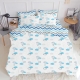 Євро простирадло 220х240 GREY ZIGZAG CS1