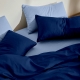 Євро постільна білизна з простирадлом на резинці DENIM BREEZE CS1