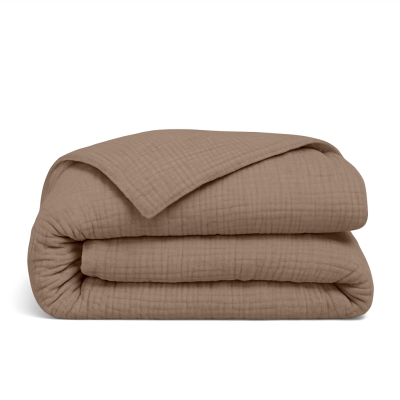 Підковдра полуторна муслін 145х210 BROWN