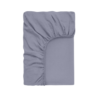 Простирадло на резинці з вареної бавовни 90х190х25 STORMY