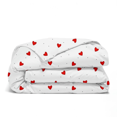 Підковдра євро 200х220 CHERRY HEARTS