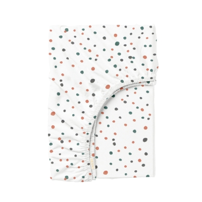 Простирадло на резинці 90х200 COLOR DOTS