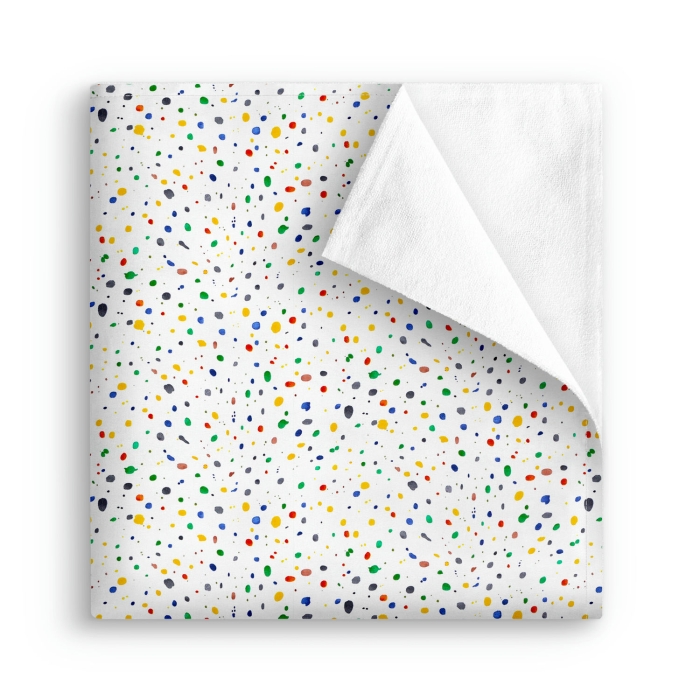 Багаторазова непромокаюча пелюшка 70х120 DOTS COLOR
