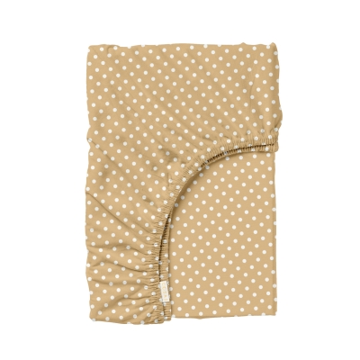 Простирадло на резинці 200x200 BEIGE DOTS