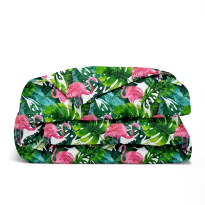 Півтораспальний підодіяльник 145х210 TROPICAL FLAMINGO