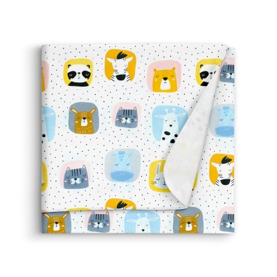 Фланелеві пелюшки 100х120 ANIMALS COLOR