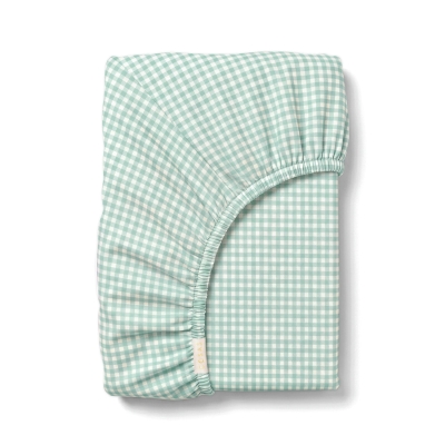 Простирадло на резинці 180х200 MINT MINI CHECK