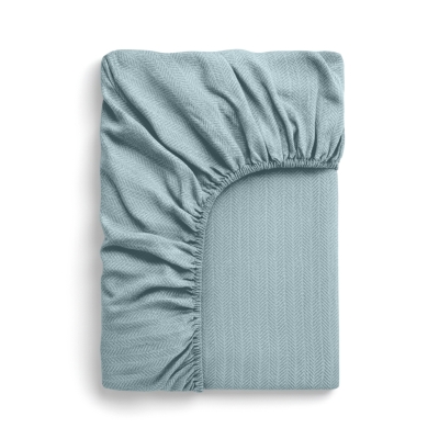 Простирадло преміум на резинці в дитяче ліжечко 60х120 OCEAN WAVE