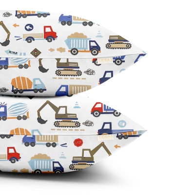 Набір наволочок на подушку 40х60 СONSTRUCTION TRUCKS