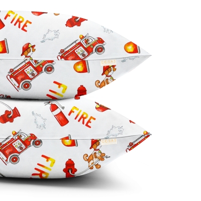 Набір наволочок на подушку 40х60 FIRE TRUCKS