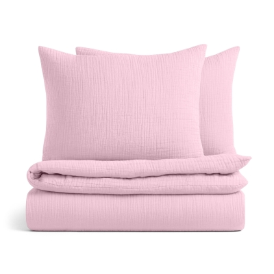 Двоспальний комплект без простирадла муслін BABY BLUSH