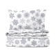 Євро постіль без простирадла SNOWFLAKES CS2
