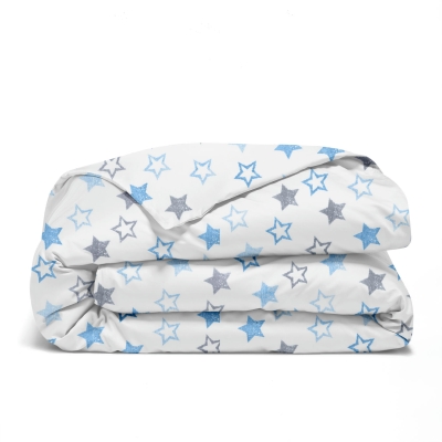 Підковдра двоспальна 180х220 STARS CLEAR GREY BLUE
