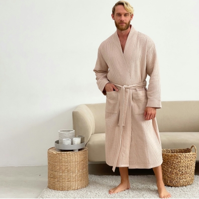 Чоловічий вафельний халат Waffle Robe