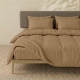 Сімейна преміум постільн з текстурованої бавовни з простирадлом на резинці RUM CS1