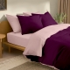 Двоспальна постільна білизна з простирадлом на резинці PLUM CS13