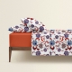 Сімейна постільна білизна з простирадлом на резинці ETHNIC FLOWER CS3