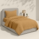 Підліткова постільна білизна муслін з простирадлом на резинці MUSTARD