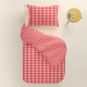 Підковдра полуторна 160х220 RED CHECK