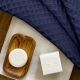 Рушник вафельний 115x100 Denim Greek Waffle