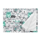 Непромокаючий наматрацник 70х120 MINT CATS